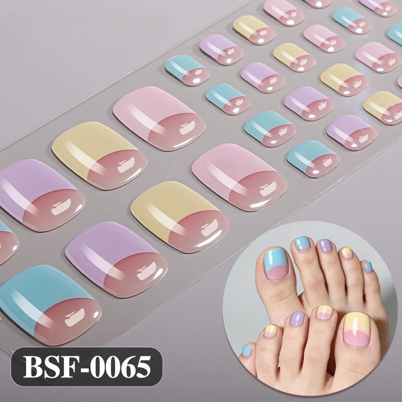 Gel Nail Strips UV-Free BSF-0065