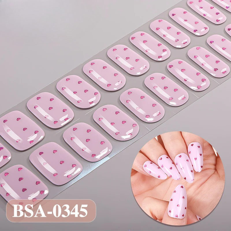 Gel Nail Strips UV-Free BSA-0345