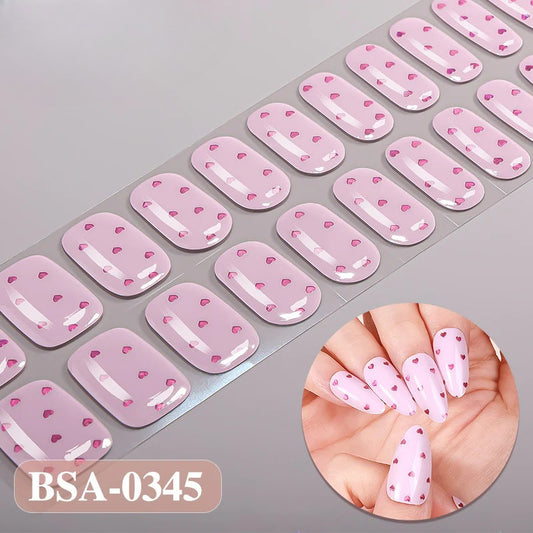 Gel Nail Strips UV-Free BSA-0345