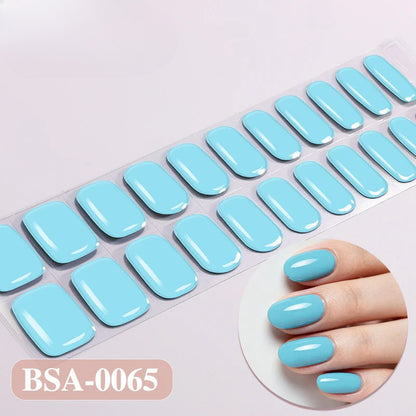 Gel Nail Strips UV-Free BSA-0065