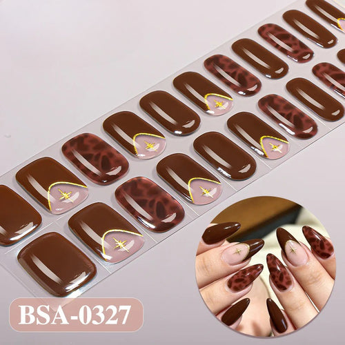 Gel Nail Strips UV-Free BSA-0327