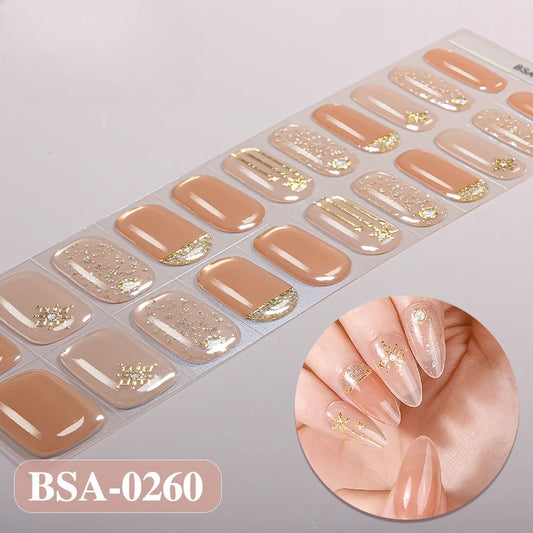 Gel Nail Strips UV-Free BSA-0260