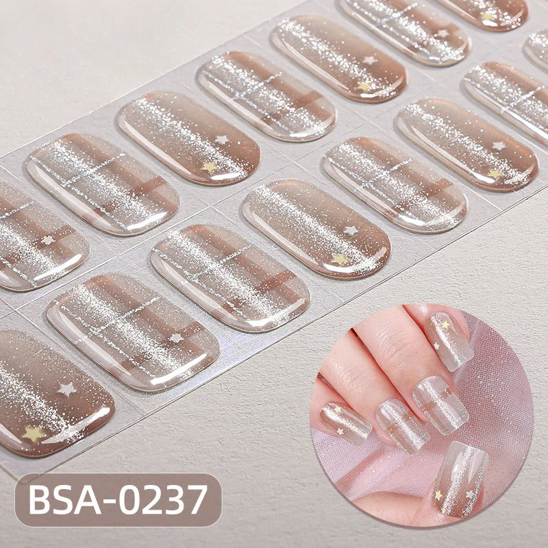 Gel Nail Strips UV-Free BSA-0237