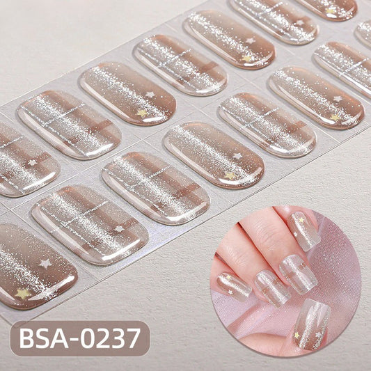 Gel Nail Strips UV-Free BSA-0237