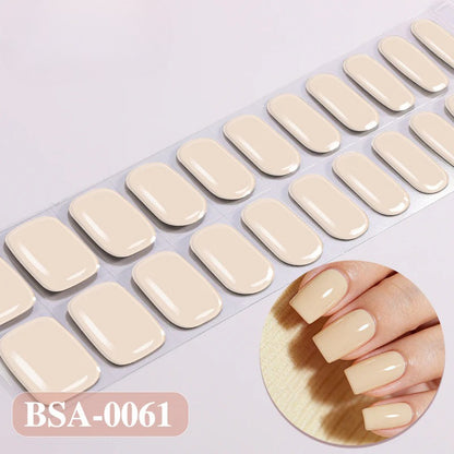 Gel Nail Strips UV-Free BSA-0061