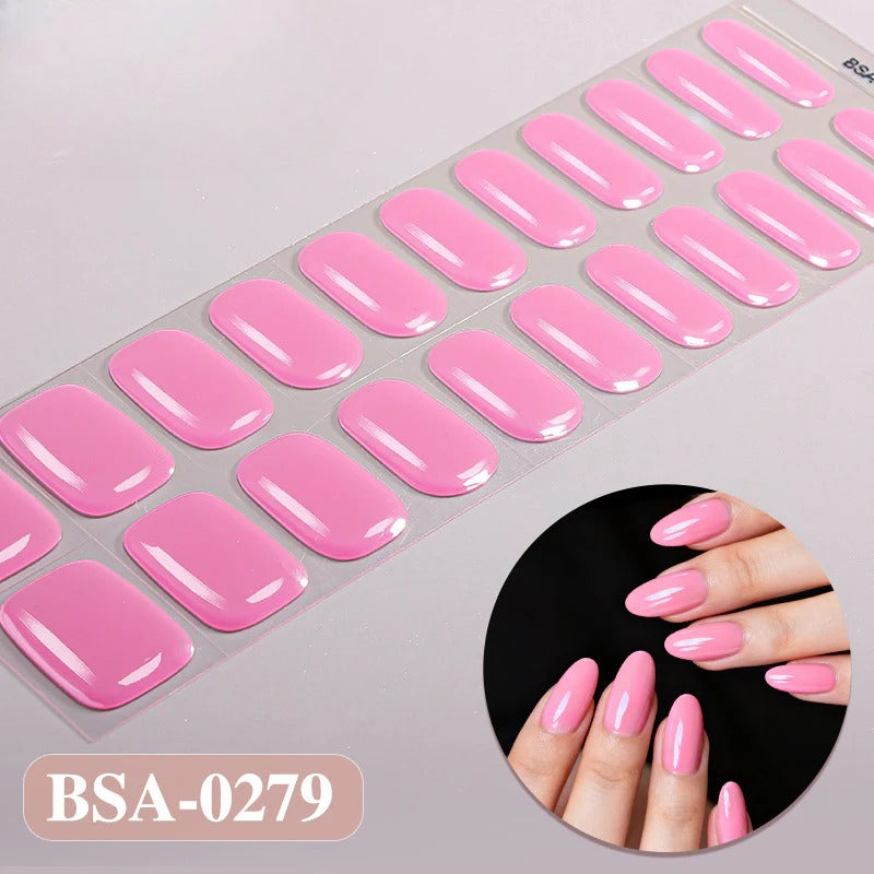 Gel Nail Strips UV-Free BSA-0279