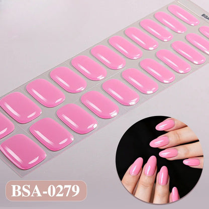 Gel Nail Strips UV-Free BSA-0279
