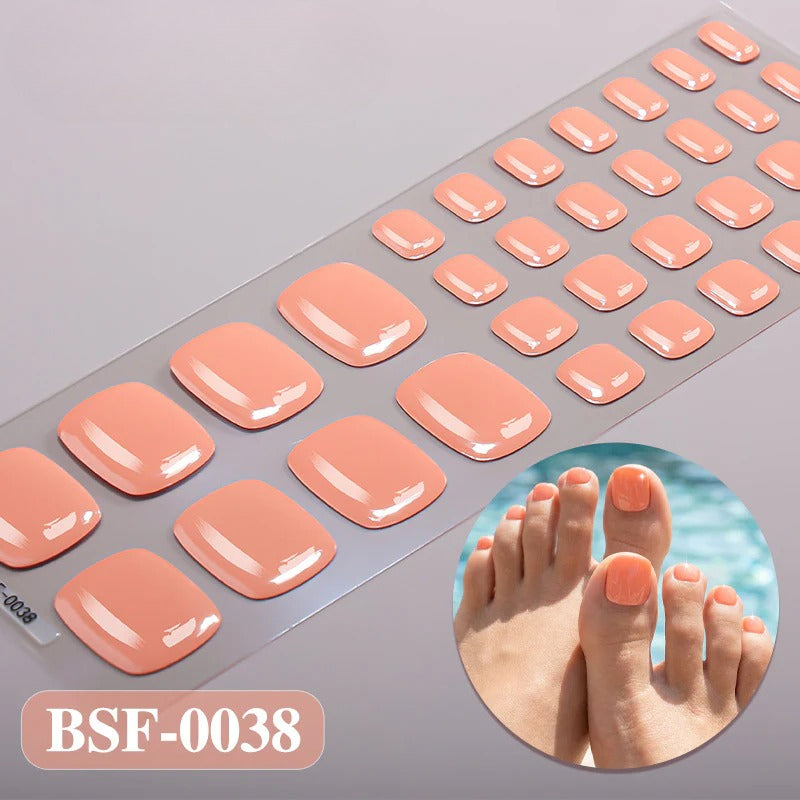 Gel Nail Strips UV-Free BSF-0038