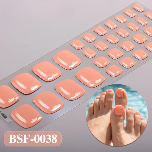 Gel Nail Strips UV-Free BSF-0038