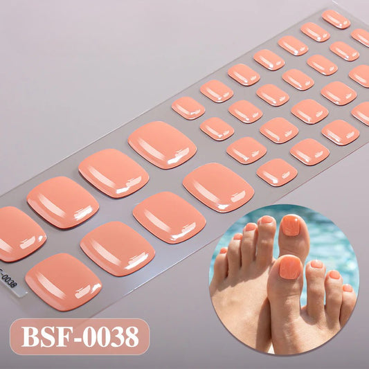 Gel Nail Strips UV-Free BSF-0038