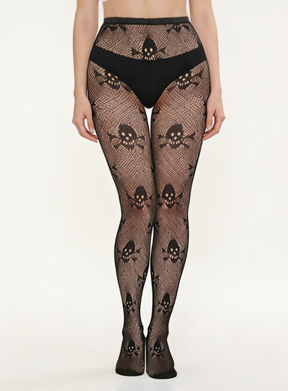 KRAVELUXX Fishnet Garter Belt Stocking Suspender Pantyhose Tights Thigh High Pantyhose