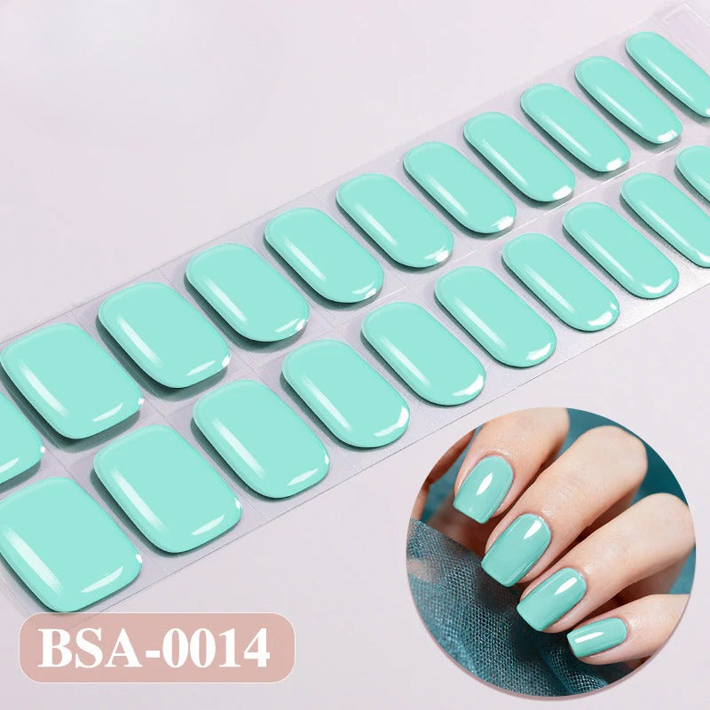 Gel Nail Strips UV-Free BSA-0014