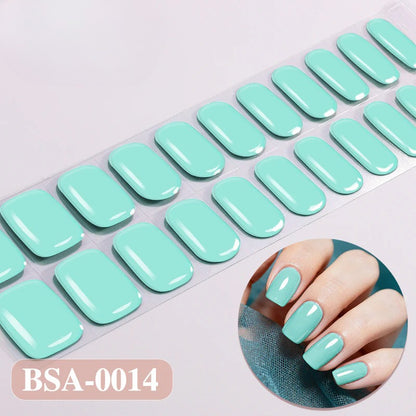 Gel Nail Strips UV-Free BSA-0014