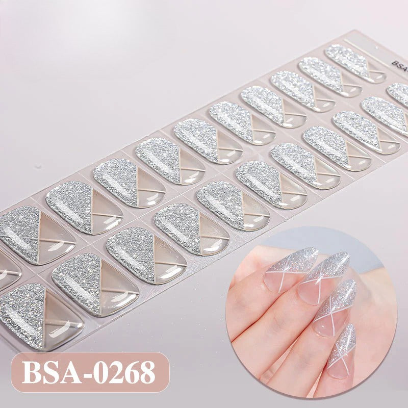 Gel Nail Strips UV-Free BSA-0268