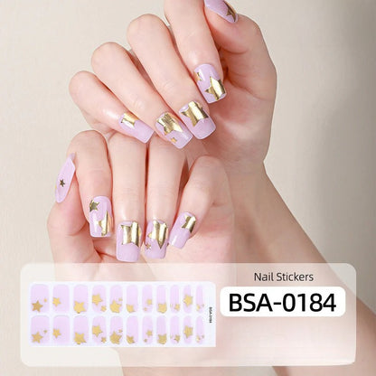 Gel Nail Strips UV-Free BSA-0184