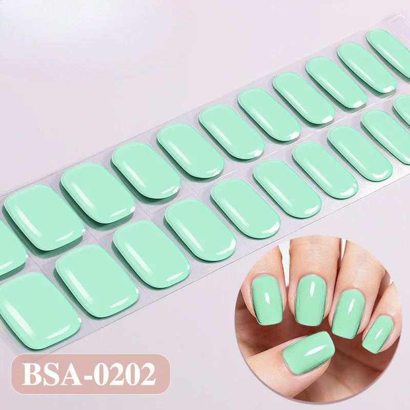 Gel Nail Strips UV-Free BSA-0202