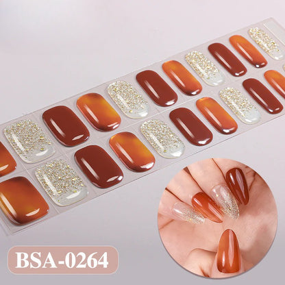 Gel Nail Strips UV-Free BSA-0264