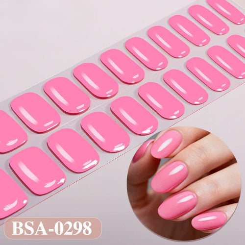 Gel Nail Strips UV-Free BSA-0298