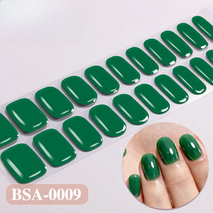Gel Nail Strips UV-Free BSA-0009