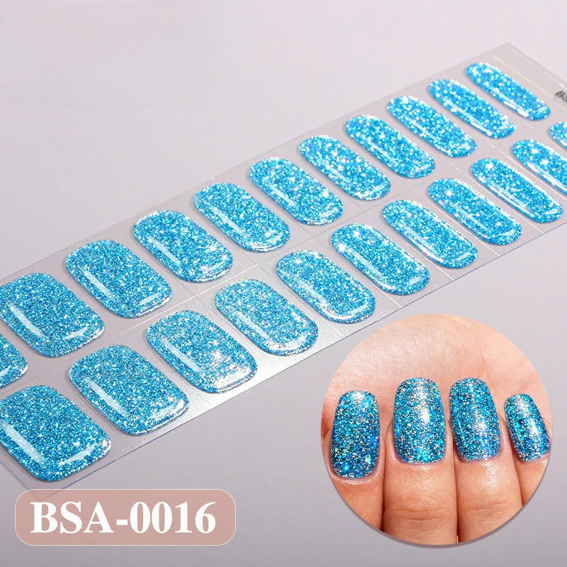 Gel Nail Strips UV-Free BSA-0016