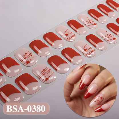 Gel Nail Strips UV-Free BSA-0380