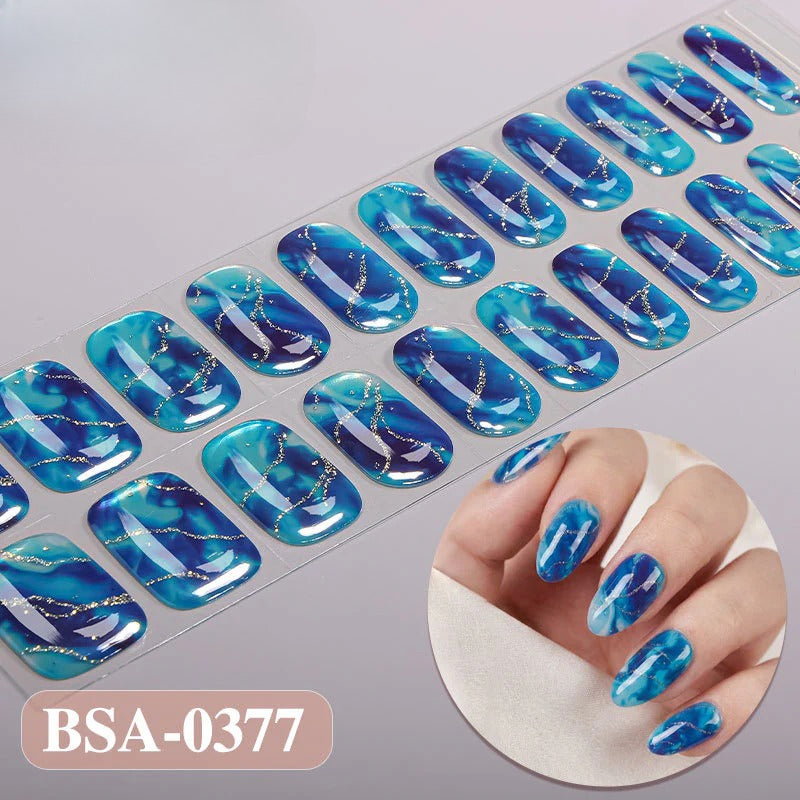Gel Nail Strips UV-Free BSA-0377