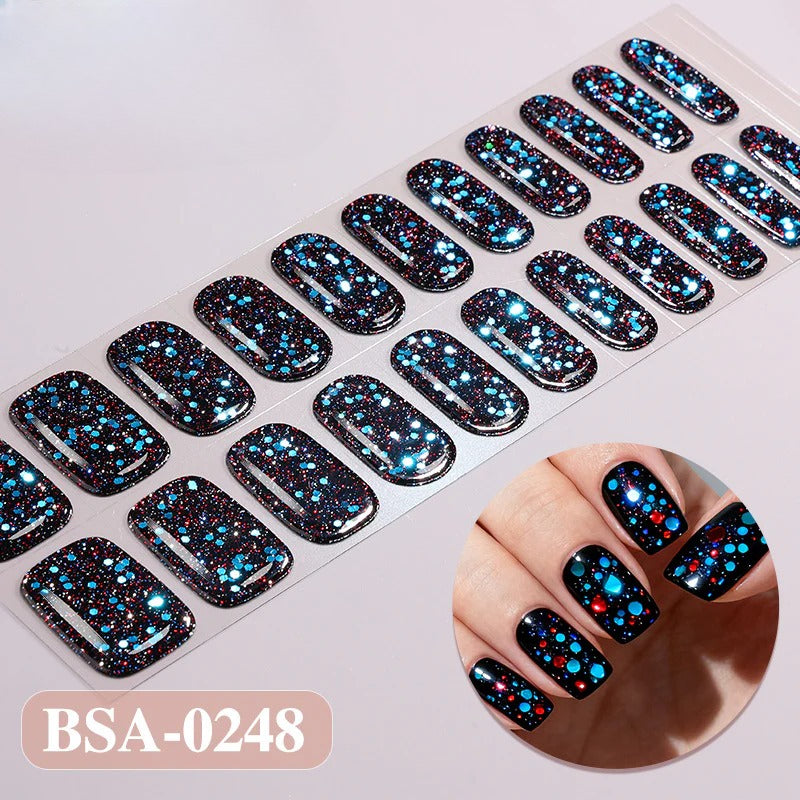 Gel Nail Strips UV-Free BSA-0248