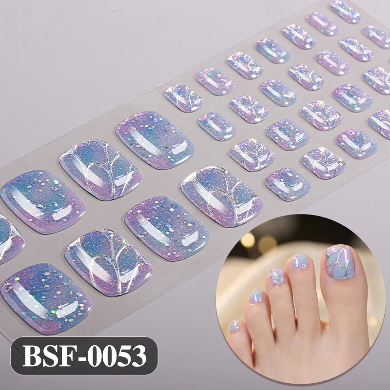 Gel Nail Strips UV-Free BSF-0053