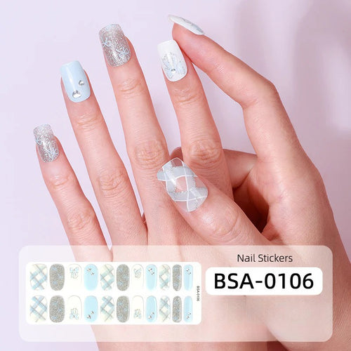 Gel Nail Strips UV-Free BSA-0106