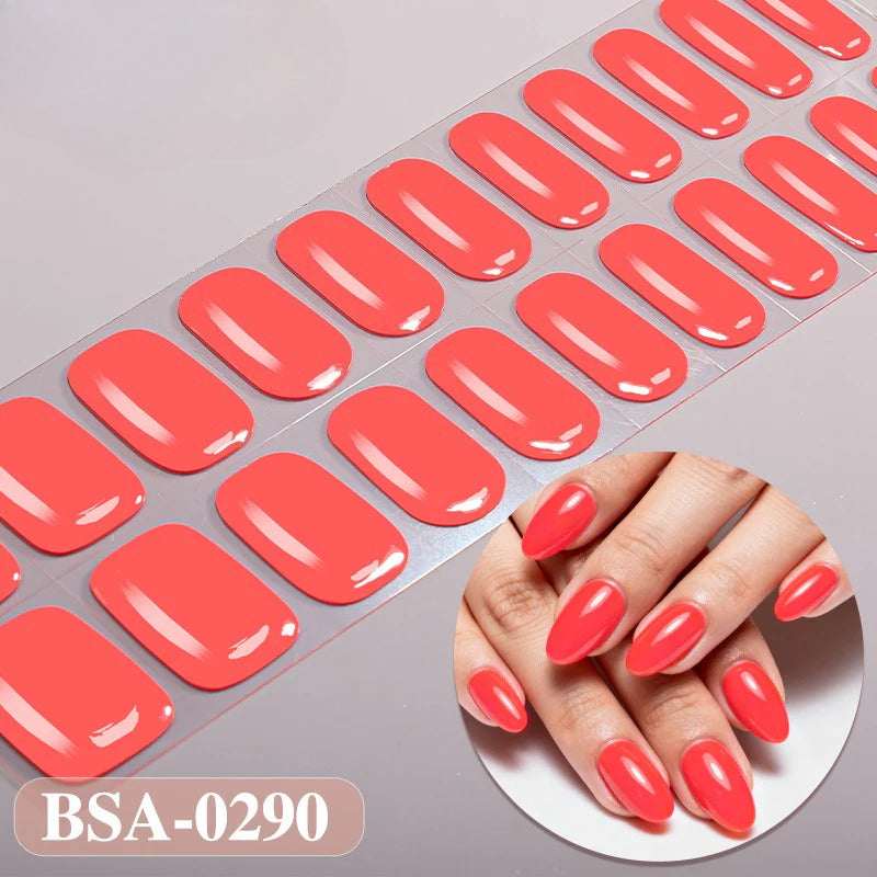 Gel Nail Strips UV-Free BSA-0290