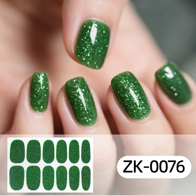 KRAVELUXX Non-Toxic Nail Wraps - Long Lasting Nail Polish Strips, No UV Lamp Needed ZK-0076
