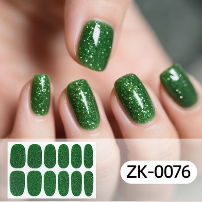 KRAVELUXX Non-Toxic Nail Wraps - Long Lasting Nail Polish Strips, No UV Lamp Needed ZK-0076