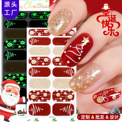 KRAVELUXX Nail Polish Strips -Non-Toxic Nail Wraps for Women, No UV Lamp Needed, Long Lasting DIY Manicure Decals, Classic Solid Colors & Designs with Nail File