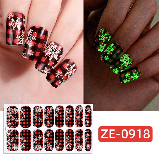 KRAVELUXX Non-Toxic Nail Wraps - Long Lasting Nail Polish Strips, No UV Lamp Needed ZE-0918