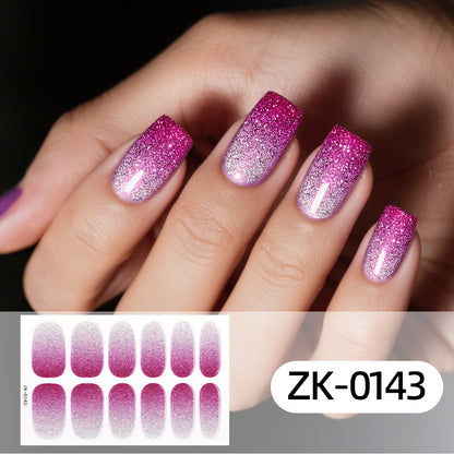 KRAVELUXX Non-Toxic Nail Wraps - Long Lasting Nail Polish Strips, No UV Lamp Needed ZK-0143