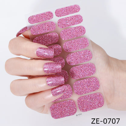 KRAVELUXX Nail Polish Strips -Non-Toxic Nail Wraps for Women, No UV Lamp Needed, Long Lasting DIY Manicure Decals, Classic Solid Colors & Designs with Nail File