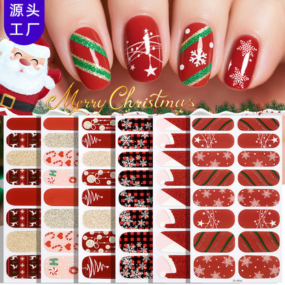 KRAVELUXX Nail Polish Strips -Non-Toxic Nail Wraps for Women, No UV Lamp Needed, Long Lasting DIY Manicure Decals, Classic Solid Colors & Designs with Nail File