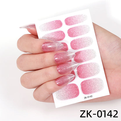 KRAVELUXX Nail Polish Strips -Non-Toxic Nail Wraps for Women, No UV Lamp Needed, Long Lasting DIY Manicure Decals, Classic Solid Colors & Designs with Nail File