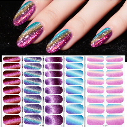 KRAVELUXX Nail Polish Strips -Non-Toxic Nail Wraps for Women, No UV Lamp Needed, Long Lasting DIY Manicure Decals, Classic Solid Colors & Designs with Nail File