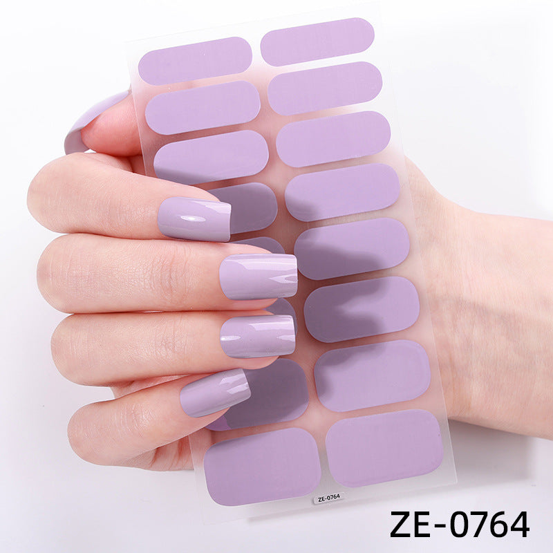 KRAVELUXX Non-Toxic Nail Wraps - Long Lasting Nail Polish Strips, No UV Lamp Needed ZE-0764