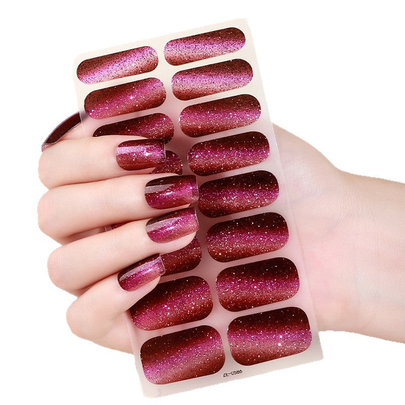 KRAVELUXX Nail Polish Strips -Non-Toxic Nail Wraps for Women, No UV Lamp Needed, Long Lasting DIY Manicure Decals, Classic Solid Colors & Designs with Nail File