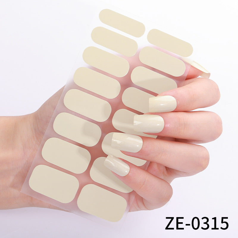 KRAVELUXX Non-Toxic Nail Wraps - Long Lasting Nail Polish Strips, No UV Lamp Needed ZE-0315