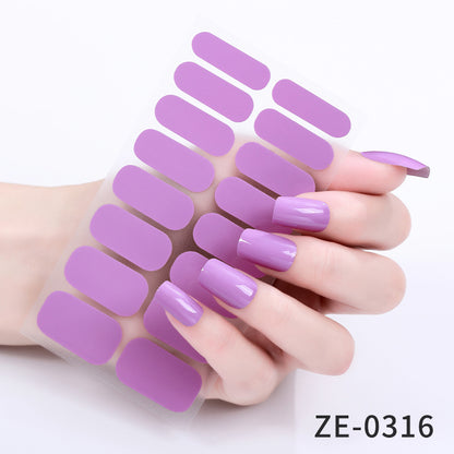 KRAVELUXX Non-Toxic Nail Wraps - Long Lasting Nail Polish Strips, No UV Lamp Needed ZE-0316