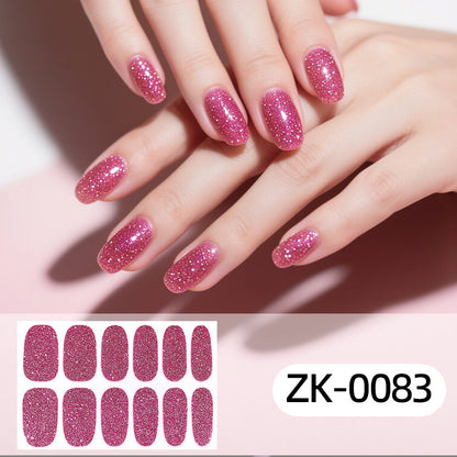 KRAVELUXX Non-Toxic Nail Wraps - Long Lasting Nail Polish Strips, No UV Lamp Needed ZK-0083