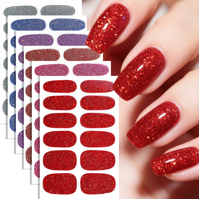 KRAVELUXX Nail Polish Strips -Non-Toxic Nail Wraps for Women, No UV Lamp Needed, Long Lasting DIY Manicure Decals, Classic Solid Colors & Designs with Nail File