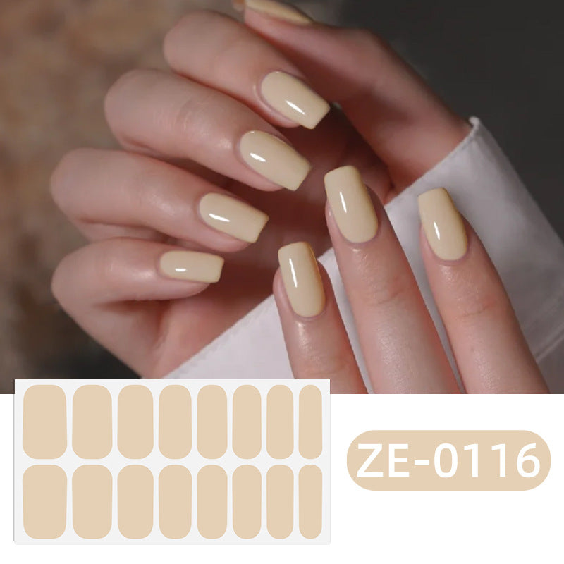 KRAVELUXX Non-Toxic Nail Wraps - Long Lasting Nail Polish Strips, No UV Lamp Needed ZE-0116