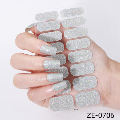 KRAVELUXX Nail Polish Strips -Non-Toxic Nail Wraps for Women, No UV Lamp Needed, Long Lasting DIY Manicure Decals, Classic Solid Colors & Designs with Nail File