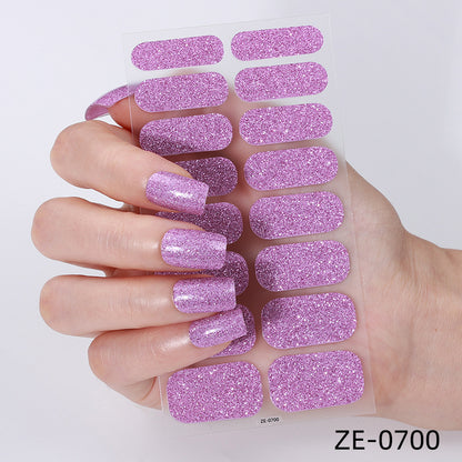 KRAVELUXX Nail Polish Strips -Non-Toxic Nail Wraps for Women, No UV Lamp Needed, Long Lasting DIY Manicure Decals, Classic Solid Colors & Designs with Nail File