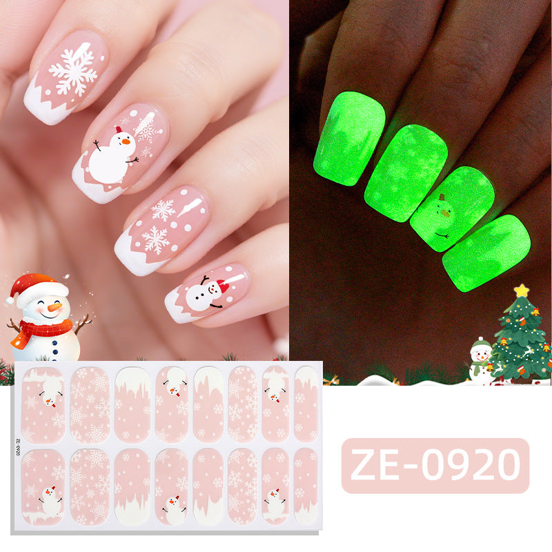 KRAVELUXX Non-Toxic Nail Wraps - Long Lasting Nail Polish Strips, No UV Lamp Needed ZE-0920