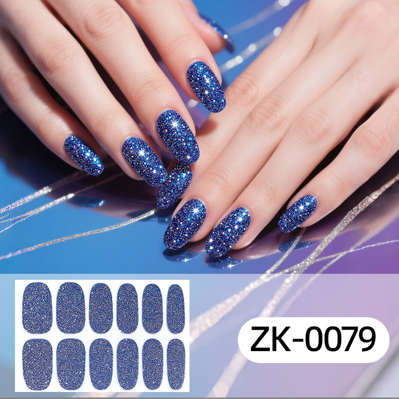 KRAVELUXX Non-Toxic Nail Wraps - Long Lasting Nail Polish Strips, No UV Lamp Needed ZK-0079